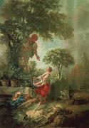 Francois Boucher La Cueillette des Fruits oil painting reproduction